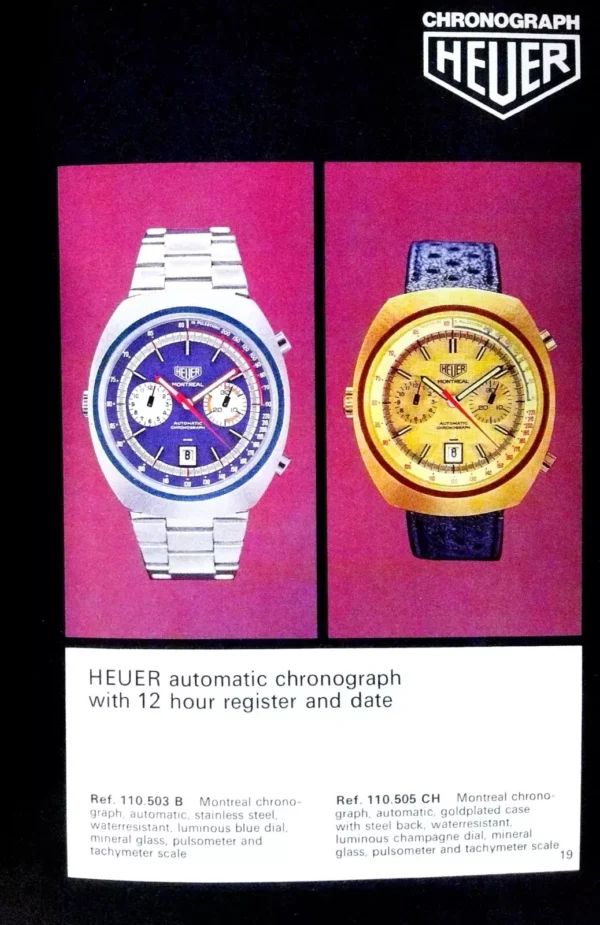Genuine 20mm CorfaM® Watch Straps for Vintage Heuer Montreal - Image 6
