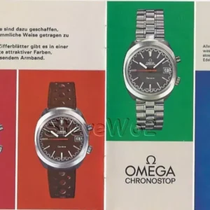 Genuine CorfaM® Watch Strap for Vintage Omega Chronostop References 145 and 147