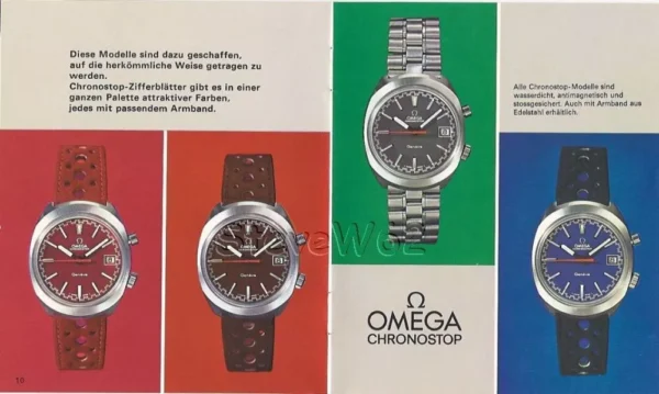 Genuine CorfaM® Watch Strap for Vintage Omega Chronostop References 145 and 147
