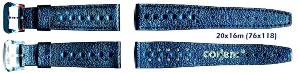 Genuine 20mm CorfaM® Watch Straps for Vintage Heuer Montreal - Image 7