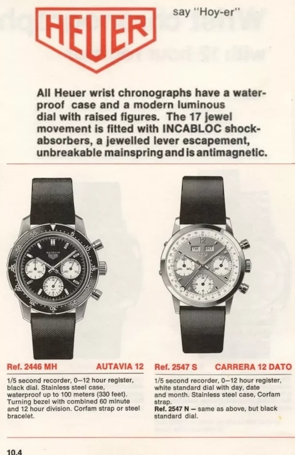 Genuine CorfaM® Watch Straps for Vintage & Reissue Heuer Watches & Chronographs - Image 4