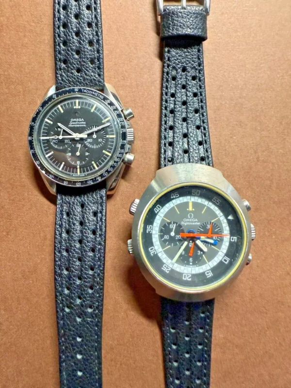 22mm Genuine CorfaM® Watch Band Vintage Omega Flighmaster Speedmaster Mark III - Image 4