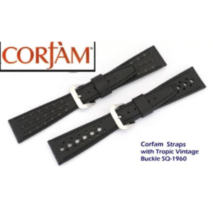 NEW SIZES Genuine CorfaM® Watch Straps for Vintage Omega, Heuer, and Others